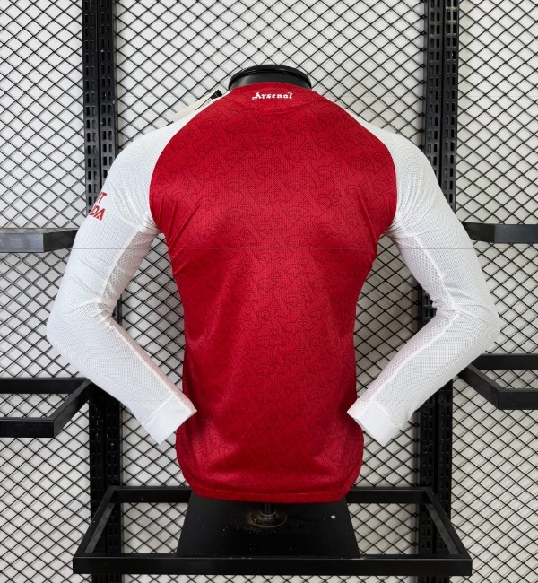 Arsenal 2025/2026 home shirt long sleeve player version