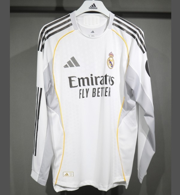 Real Madrid 2025/2026 home shirt long sleeve Player Version