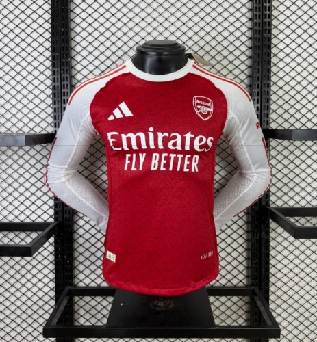 Arsenal 2025/2026 home shirt long sleeve player version
