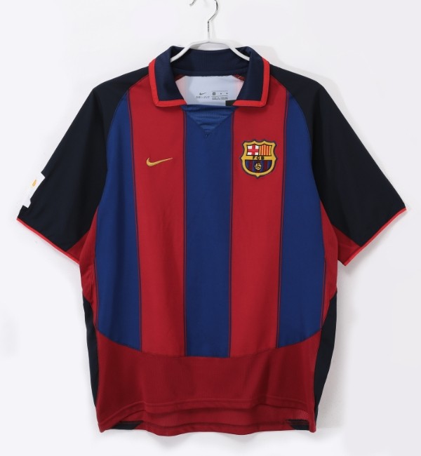 Barcelona 2003/2004 home retro shirt Ronaldinho