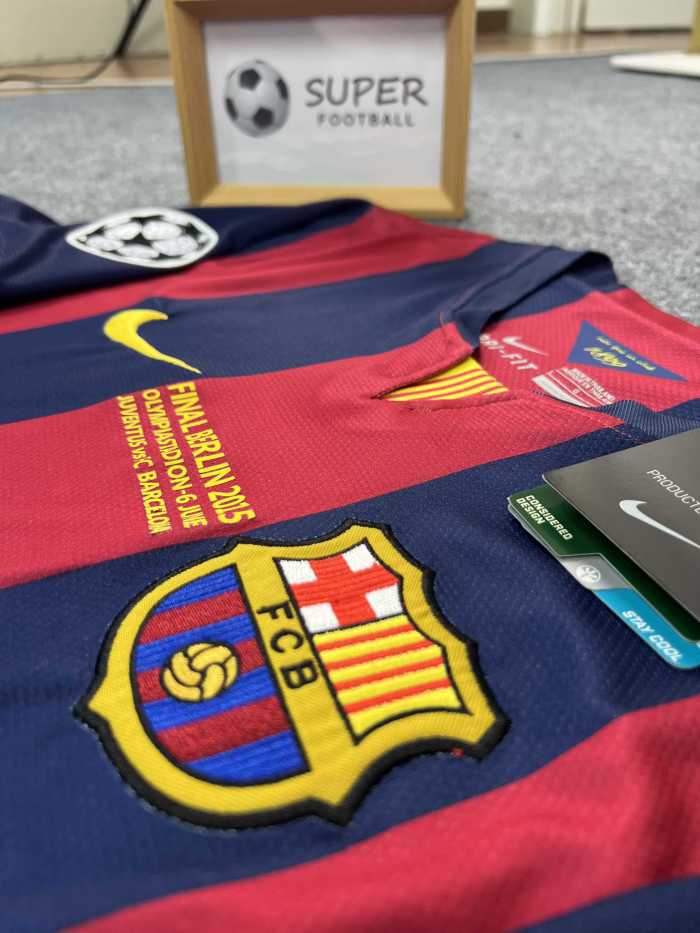 Barcelona 2014/2015 home retro shirt Messi Neymar JR