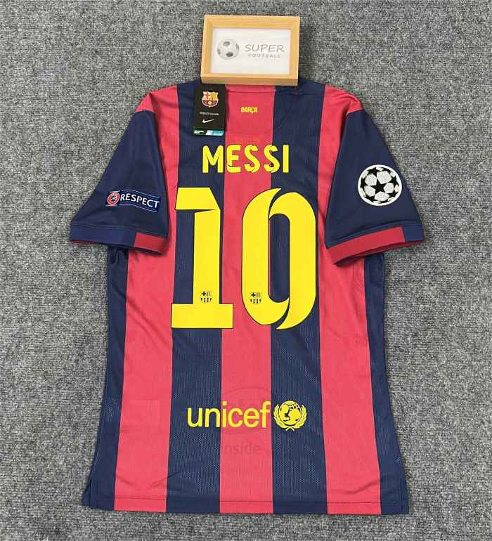 Barcelona 2014/2015 home retro shirt Messi Neymar JR