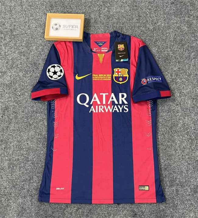 Barcelona 2014/2015 home retro shirt Messi Neymar JR