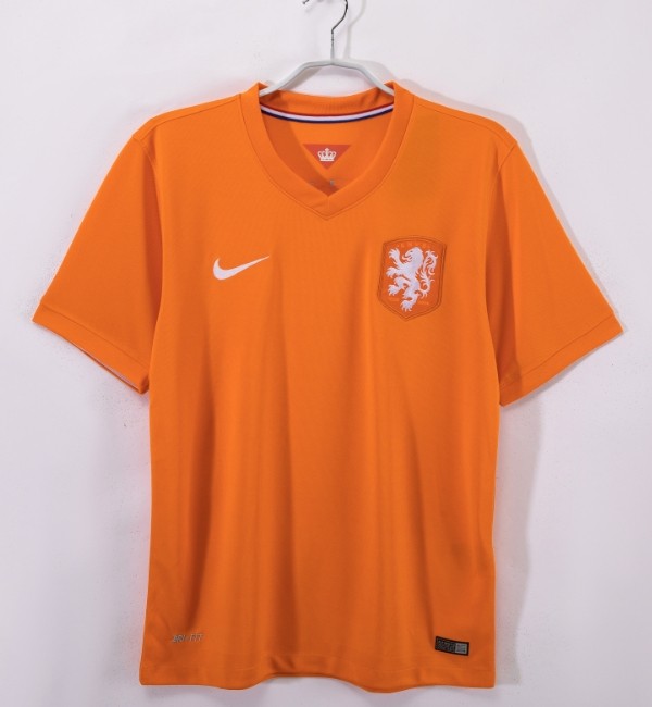 Netherlands 2014 home retro shirt