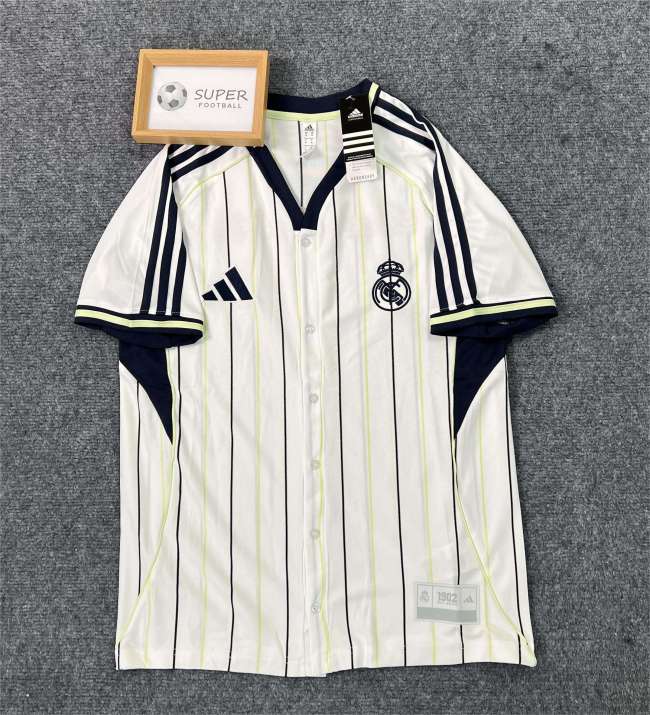 Real Madrid 2025 special version shirt US Baseball Jersey