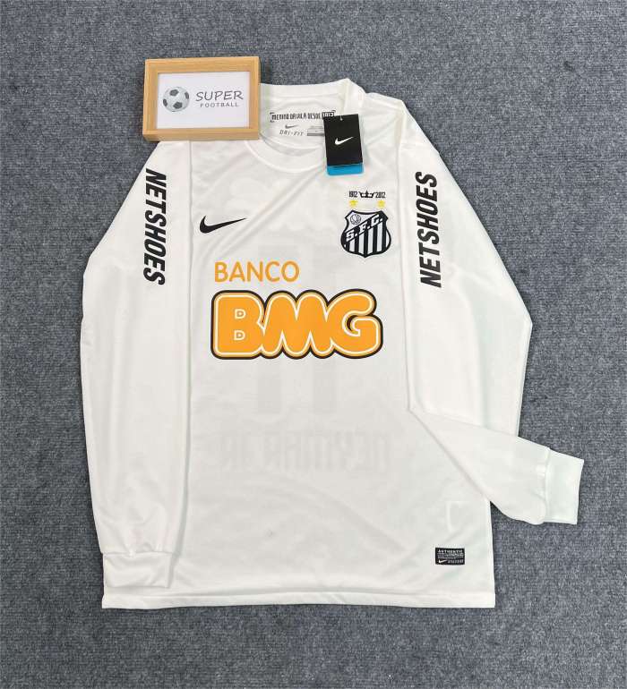 Santos FC 2012/2013 home retro shirt long sleeve Neymar JR