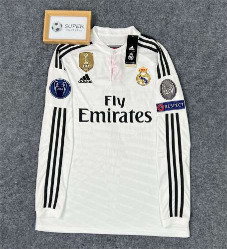 Real Madrid 2014/2015 home retro shirt long-sleeve Ronaldo