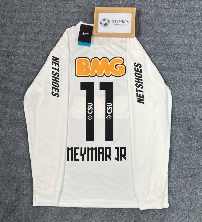Santos FC 2012/2013 home retro shirt long sleeve Neymar JR