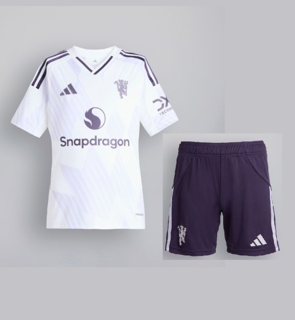Manchester United 2025/2026 away full set kit (Adult and Kids)