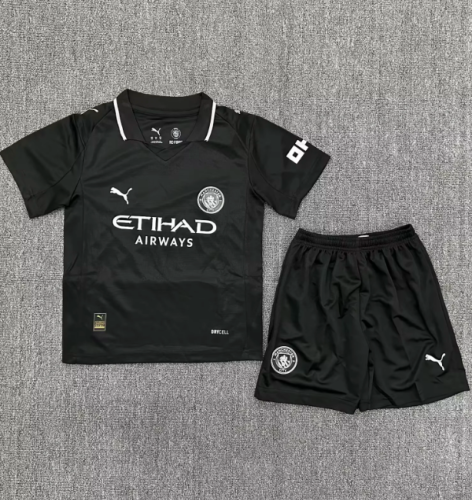 Manchester City 2025/2026 away full set kit (Adult and Kids)