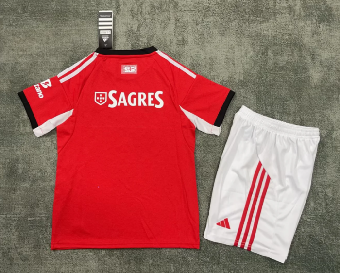 Benfica 2025/2026 home full set kit (Adult and Kids)