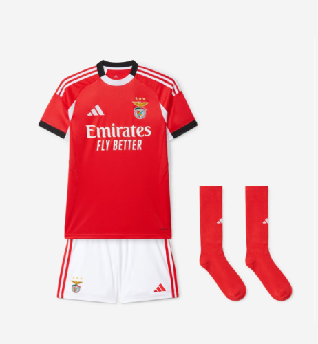 Benfica 2025/2026 home full set kit (Adult and Kids)