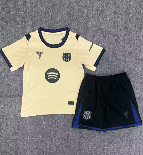 Barcelona 2025/2026 away full set kit (Adult and Kids)