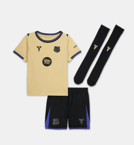 Barcelona 2025/2026 away full set kit (Adult and Kids)