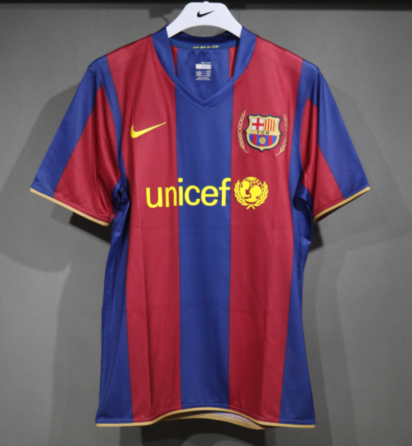 Barcelona 2007/2008 home retro shirt Player version Messi