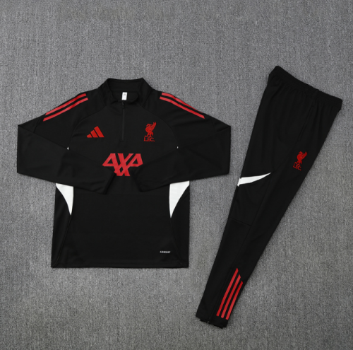 Liverpool 2025/2026 1/4 zipper tracksuit black