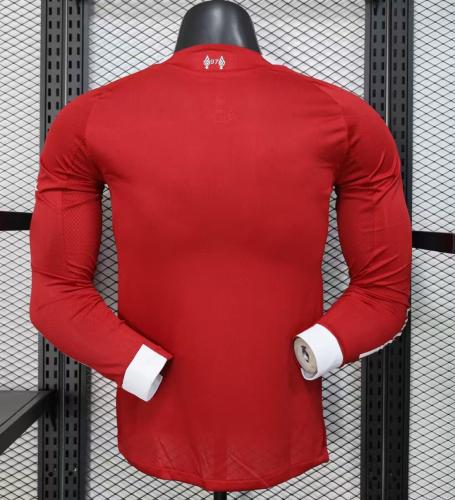 Liverpool 2025/2026 home shirt long sleeves player version