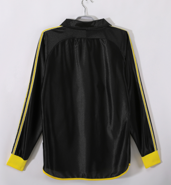 Real Madrid 1999/2001 away retro shirt long sleeve