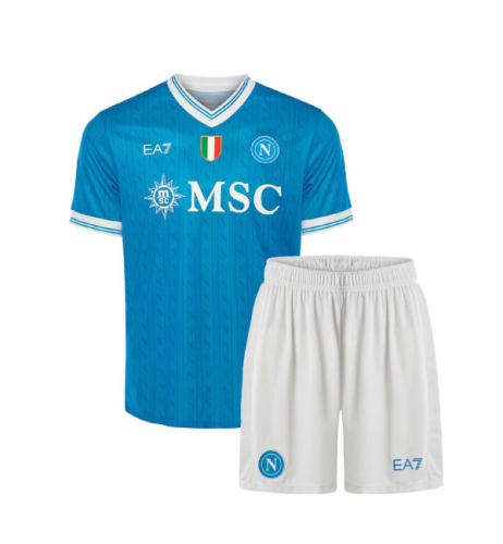 Napoli 2025/2026 home full set kit (Adult and Kids)