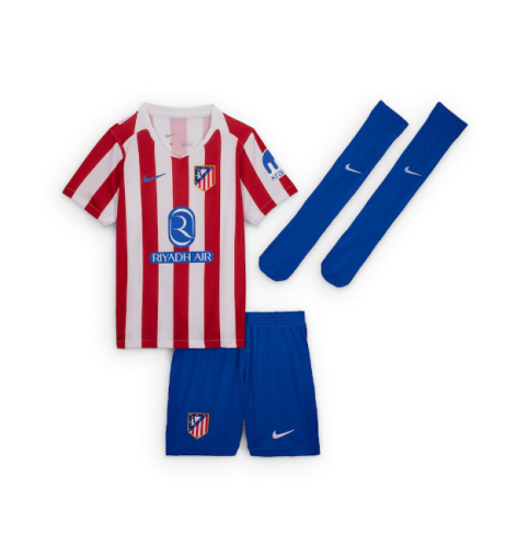 Atletico Madrid 2025/2026 home full set kit (Adult and Kids)