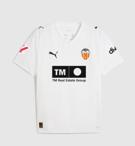 Valencia CF 2025/2026 home shirt (with sponsor)