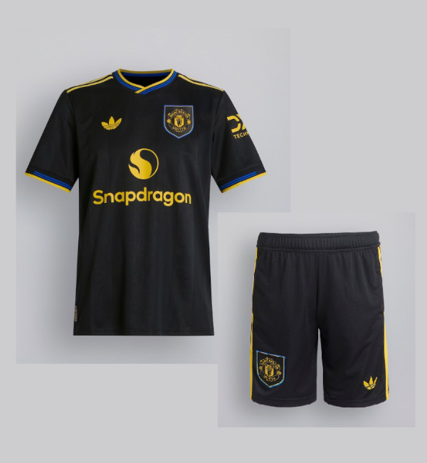 Manchester United 2025/2026 third full set kit (Adult and Kids)