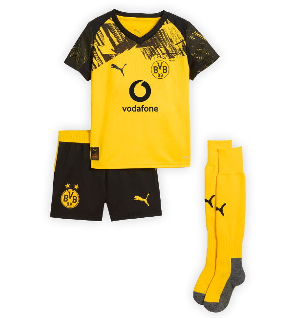 Dortmund 2025/2026 home full set kit (Adult and Kids)