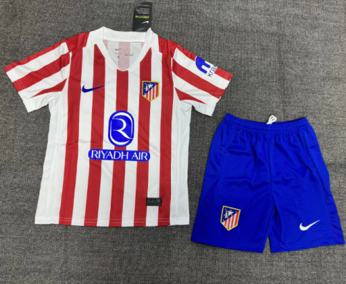 Atletico Madrid 2025/2026 home full set kit (Adult and Kids)