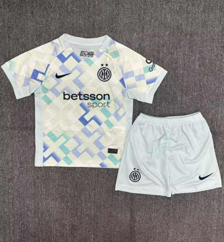 Inter Milan 2025/2026 away full set kit (Adult and Kids)
