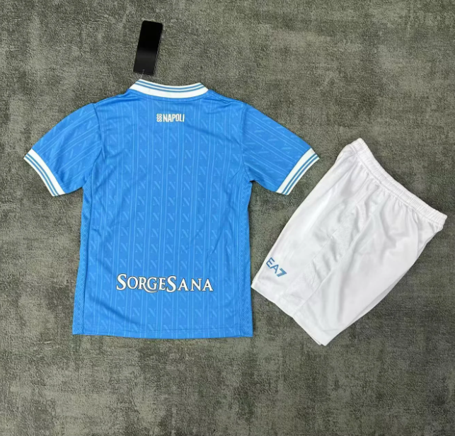 Napoli 2025/2026 home full set kit (Adult and Kids)