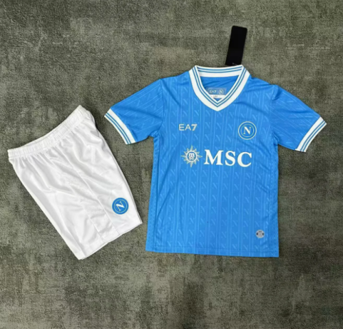 Napoli 2025/2026 home full set kit (Adult and Kids)