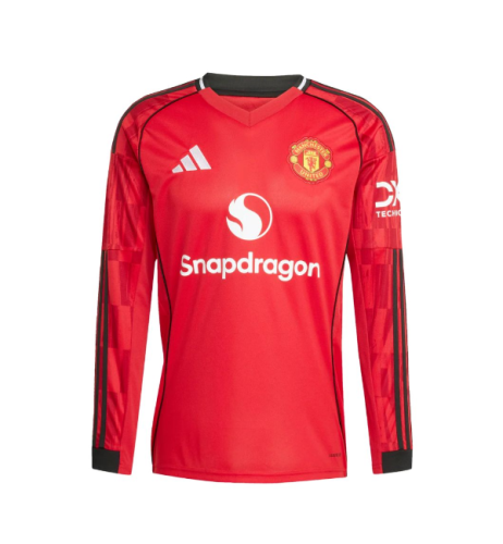 Manchester United 2025/2026 home shirt (long sleeve)