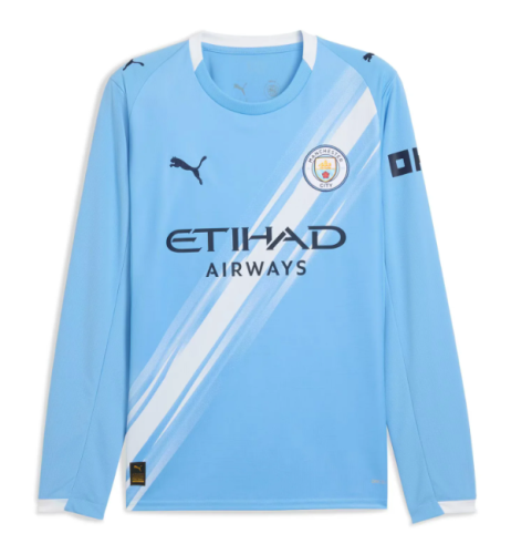 Manchester City 2025/2026 home shirt (long sleeve) haaland