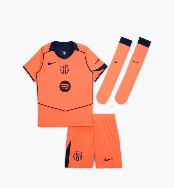 Barcelona 2025/2026 third full set kit (Adult and Kids)