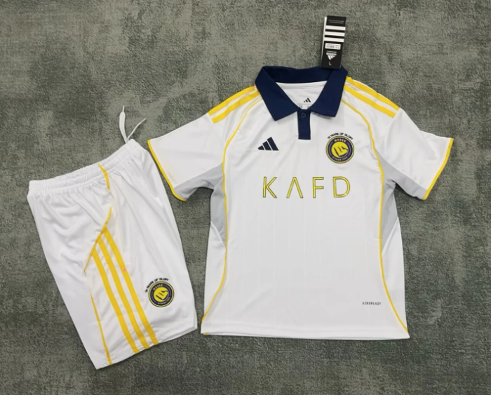 Al-Nassr FC 2025/2026 third full set kit (Adult and Kids) Ronaldo