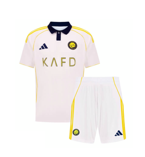 Al-Nassr FC 2025/2026 third full set kit (Adult and Kids) Ronaldo