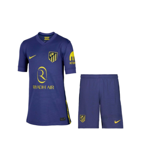 Atletico Madrid 2025/2026 away full set kit (Adult and Kids)