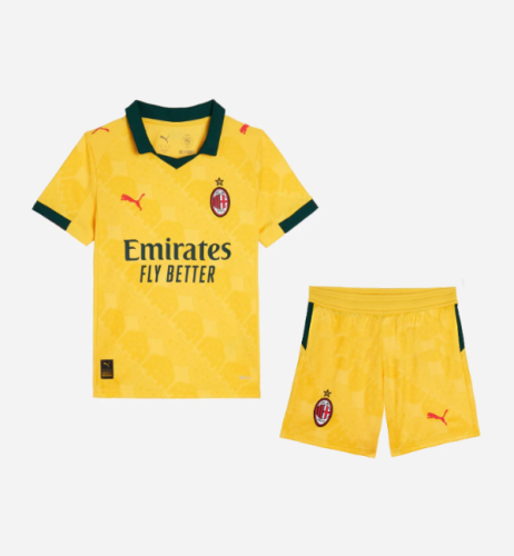 AC Milan 2025/2026 third full set kit (Adult and Kids)
