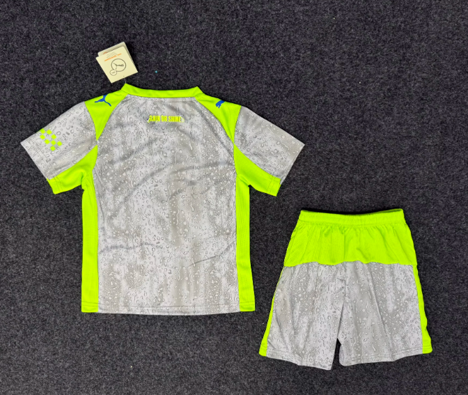 Manchester City 2025/2026 third full set kit (Adult and Kids)