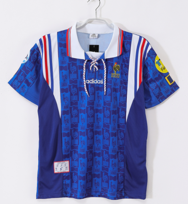 France 1996 home shirt Zidane