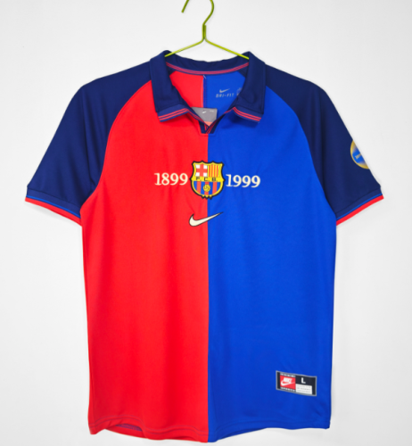 Barcelona 100th Anniversary Edition home retro shirt