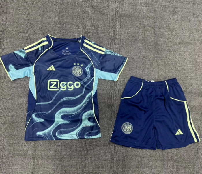 Ajax 2025/2026 away full set kit (Adult and Kids)