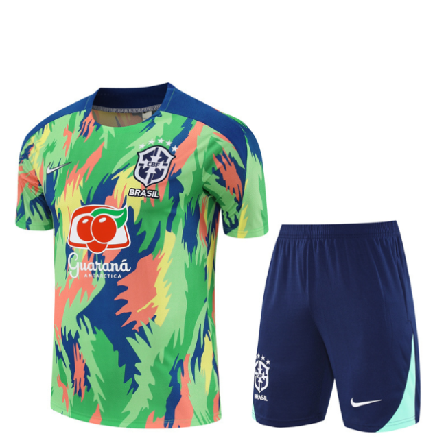 Brazi 2025 short sleeve and shorts tracksuit camouflage greed