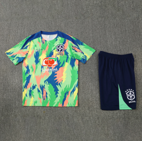 Brazi 2025 short sleeve and shorts tracksuit camouflage greed
