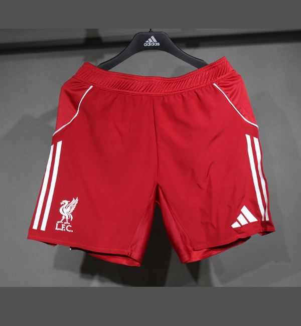 Liverpool 2025/2026 home shorts player version