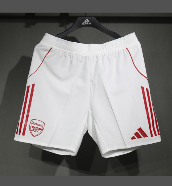 Arsenal 2025/2026 home shorts player version