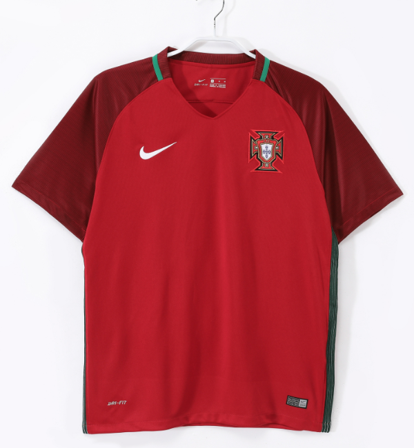 Portugal 2016 home retro shirt Ronaldo