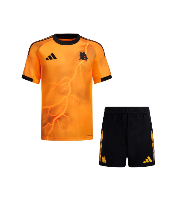 AS Roma 2025/2026 away full set kit (Adult and Kids)