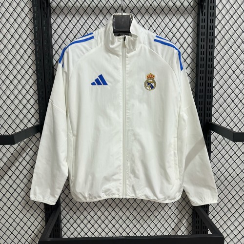 Real Madrid 2026 training windbreaker white