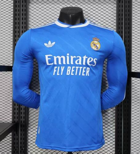 Real Madrid 2025/2026 third shirt long sleeve Player Version